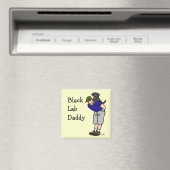 Black Lab papa Magneet (Insitu (Vaatwasser))