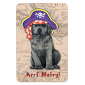 Black Lab Pirate Magneet (Verticaal)