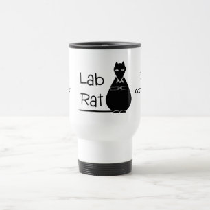 Black Lab Rat Travel Mug Reisbeker