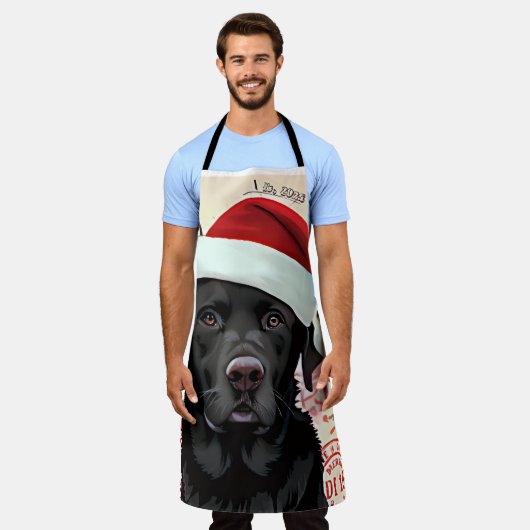 Black lab schort (Gedragen)