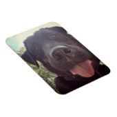 Black Lab Selfie Dog Foto Magneet (Rechterzijde)