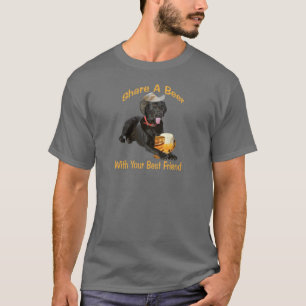 Black Lab Shares A Beer T-shirt