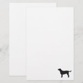 Black Lab Sjablonen gereed voor aanpassing Briefpapier (Voorkant / Achterkant)