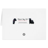 Black Lab Sympathy Card - Dog Sympathy - Pet Loss (Dos Horizontal)