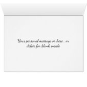 Black Lab Sympathy Card - Dog Sympathy - Pet Loss (Intérieur Horizontal (Bas))