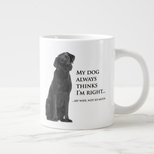 Black Lab v. Mok vrouw (Rechts)