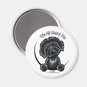 Black Labradodle IAAM Magneet (Voorkant / Achterkant)