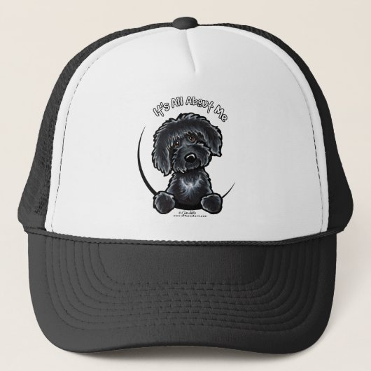 Black Labradodle IAAM Trucker Pet (Voorkant)