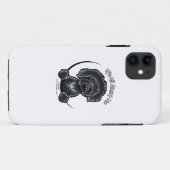 Black Labradoodle IAAM Case-Mate iPhone Case (Achterkant (horizontaal))