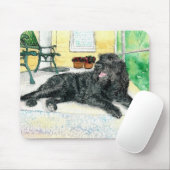 Black Labradoodle Muismat (Met muis)
