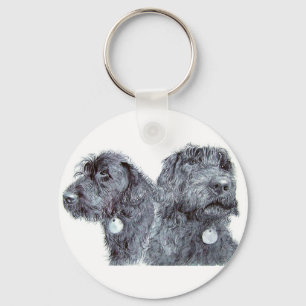 Black Labradoodles Sleutelhanger