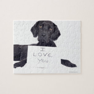 Black Labrador 13 maanden Legpuzzel