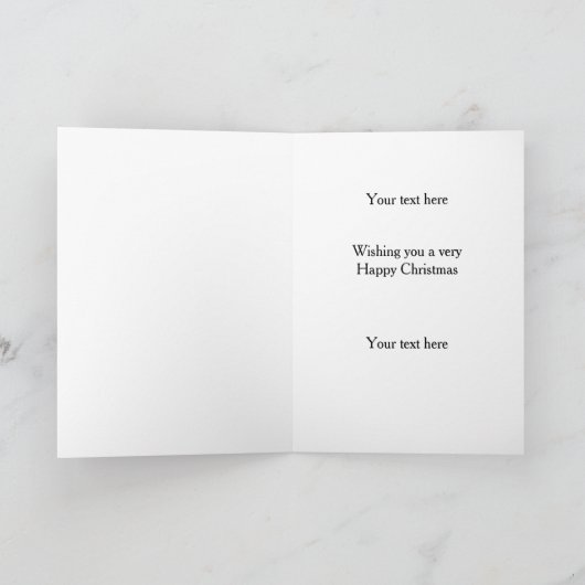 Black Labrador and Partridge Christmas card Feestdagen Kaart (Binnen)