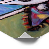 Black Labrador badtub Poster (Hoek)