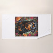 Black Labrador, Black Wings, The Enchanting Tale o (Serviette de bain)