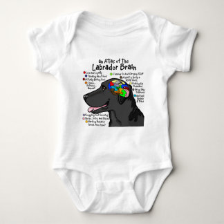 Black Labrador Brain Atlas Romper