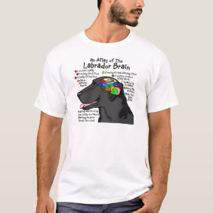 Black Labrador Brain Atlas T-shirt