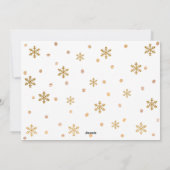 Black Labrador Christmas Card Modèle (Dos)