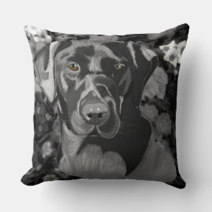 Black Labrador Cushion Kussen