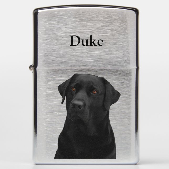 Black Labrador Dog (Voorkant)