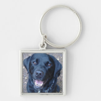 Black Labrador Dog Key Ring Sleutelhanger