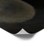 Black Labrador Dog Poster (Hoek)