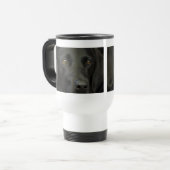 Black Labrador Dog Reisbeker (Voorkant links)