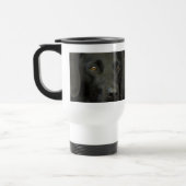 Black Labrador Dog Reisbeker (Links)