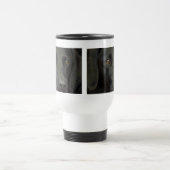 Black Labrador Dog Reisbeker (Center)