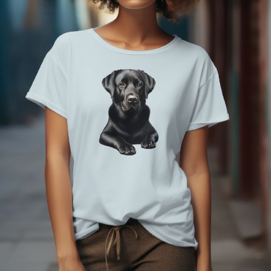 Black Labrador Dog T-shirt