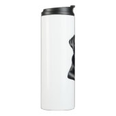 Black Labrador Dog Thermosbeker (Gedraaid links)