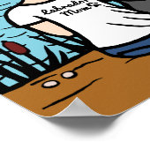 Black Labrador en mama en papa Poster (Hoek)