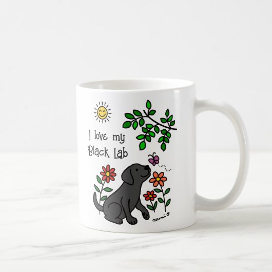 Black Labrador et Green Mug (Droite)