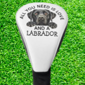 Black Labrador  Golfheadcover