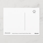 Black Labrador Guardian Angel (Rainbow Bridge) Briefkaart (Achterkant)