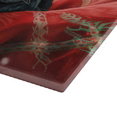 Black Labrador Hond Kerstfeest Snijplank (Hoek)