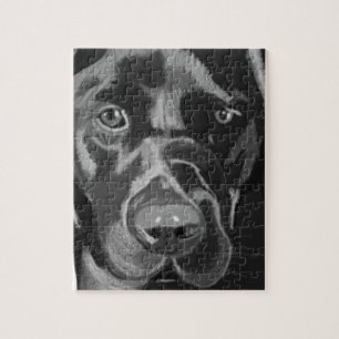 Black Labrador Legpuzzel