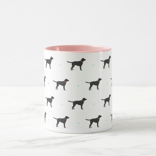 Black Labrador Pattern-Mok Mok (Midden)