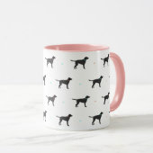 Black Labrador Pattern-Mok Mok (Voorkant rechts)