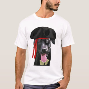 Black Labrador Pirate T-shirt