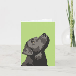 Black Labrador Pop Art Groeten Kaart