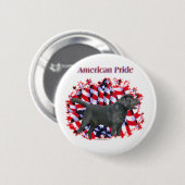 Black Labrador Pride - Button (Voorkant /achterkant)