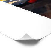 Black Labrador Puppy IndyCar Victory Lap Poster |  (Coin)