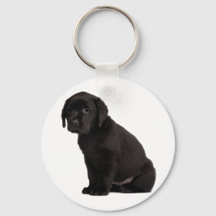 Black Labrador Puppy Sleutelhanger