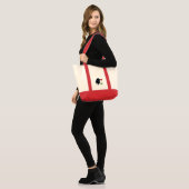Black Labrador Puppy Tote Bag (Voorkant (model))
