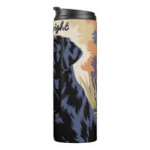 Black Labrador Retriever bij het water Thermosbeker (Geroteerd rechts)