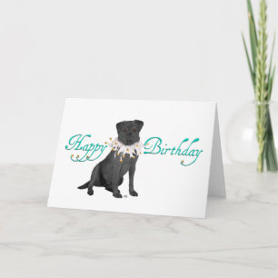 Black Labrador Retriever Birthday Kaart