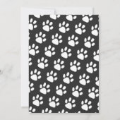 Black Labrador Retriever Birthday photo invitation (Dos)