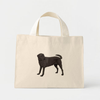 Black Labrador Retriever Canvas tas