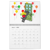 Black Labrador Retriever Cartoon Calendrier 2015 (Mar 2026)